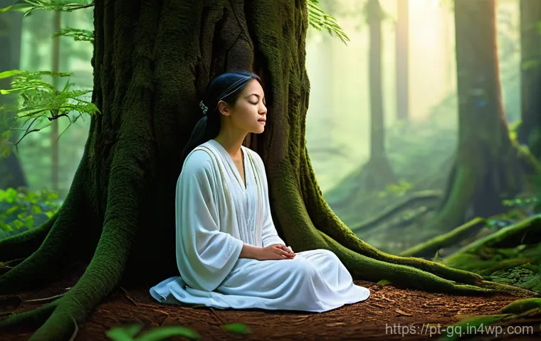 의식적 선택 훈련 과정의 커리큘럼 구성 - **Prompt:** A serene, contemplative scene featuring a young adult (gender-neutral, wearing comfortab...
